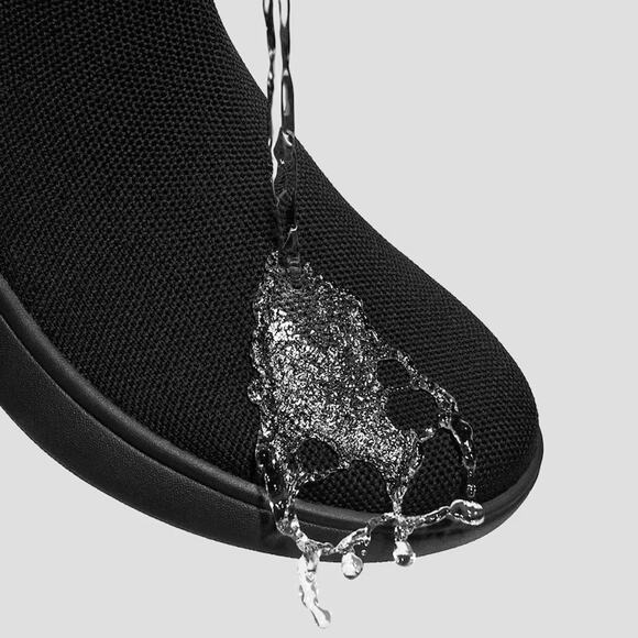 Vivaia Delilah Urban Lightweight Slip On Comfort Water RPT Sneaker Boots Black 8 - Picture 7 of 10